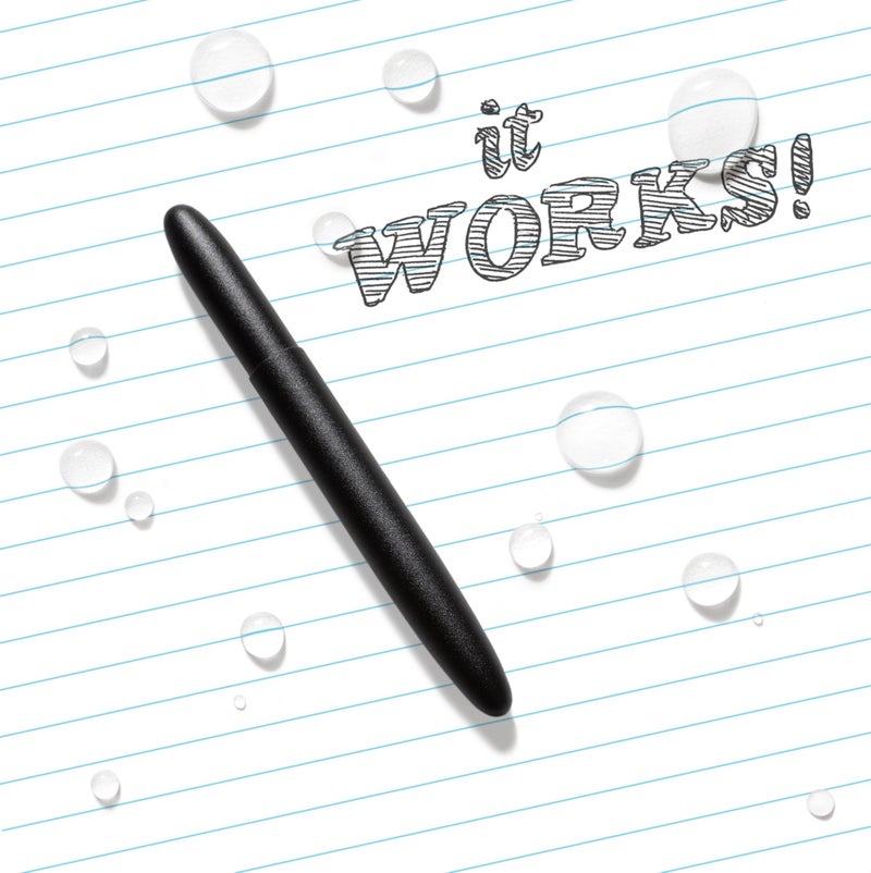 Rite In The Rain Weatherproof Black Metal Bullet Pen - Black Ink (No. 96), 5.25 x 0.375 x 0.5 - Image 5